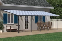 Алюмінієвий терасовий навіс Sierra Palram 3 x 9,15 м сірий