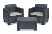 Комплект техноротангу Nebraska Terrace 2 антрацит Bica
