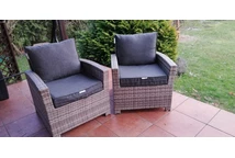 Комплект крісел Technorattan Parma сірий Garden Point
