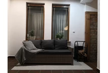 Садовий диван Garden Point сірий техноротанг Парма