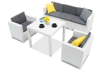 Білі меблі із штучного ротанґу Colorado Dallas Apetito 5 Bica