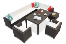 Комплект Colorado Corner Max 9 антрацит техноротанг Bica