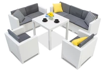 Комплект меблів Colorado Dallas Fiesta 7 білий Bica з техноротангу