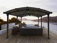 Садові альтанки - навіс з полікарбонату Arcadia Palram 6,4 м