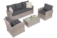Садові меблі Garden Point техноротанг Parma Coffee 5 сірий
