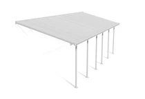 Терасний навіс з полікарбонату Feria Palram 3 х 8,5 м білий