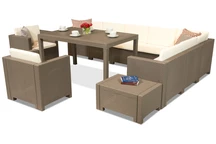 Комплект техноротангу з куточком Colorado Comida Max 9 cappuccino Bica