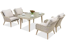 Садові меблі Bilbao Premium 4 пісочного кольору Garden Point