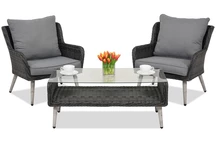 Садові меблі Bilbao Terrace антрацитового кольору Garden Point