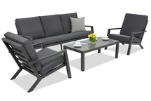 Садові меблі Braga Coffee 5 антрацитового кольору Garden Point