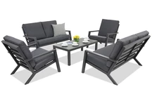 Садові меблі Braga Coffee 6 антрацитового кольору Garden Point