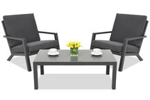 Садові меблі  Braga Terrace антрацитового кольору Garden Point