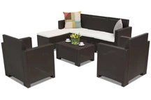 Шезлонг Nebraska Relax Corner 6 коричневий Bica з техноротангу