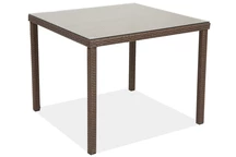 Квадратний стіл Technorattan 90x90 Milan Garden Point коричневий