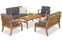 Садові меблі з акації Danang Coffee 6 Garden Point