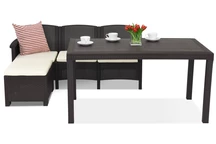 Набір меблів для вітальні Venezia Relax Corner 4 Bica коричневий техноротанг