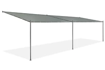 Навіс для тераси Garden Point антрацитовий 3 x 8м Genoa