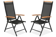 Набір алюмінієвих стільців Verona Wood Garden Point - 2 штуки