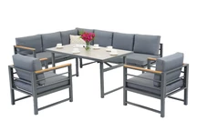Садові меблі Guarda Comida 7 Garden Point зі сталі антрацит