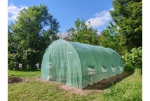 Садовий тунель металевий 3х4,5м зелений Garden Point