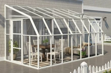 Зимова оранжерея Sun Room від Palram - Canopia 2,58 х 4,46 м біла