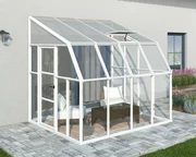 Зимові сади із білим каркасом Sun Room від Palram - Canopia 2,58 x 2,6 m білі