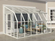 Зимовий сад Sun Room від Palram - Canopia 2,58 х 3,84 м білий